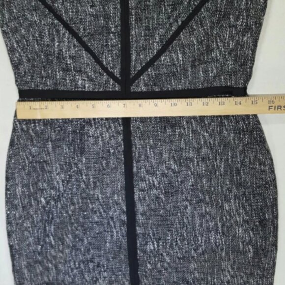 Ann Taylor Classic Tweed Pencil Sheath Dress Size 4 Elegant Business Wedding - Picture 8 of 11